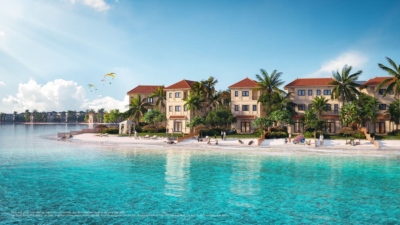 Phối cảnh biệt thự song lập VN56-02, Vinhomes Green Paradise